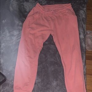 Peach cotton on joggers (original style )